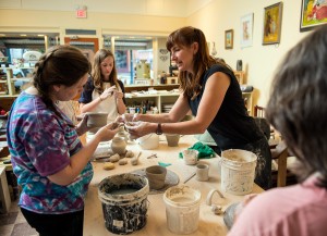 Pottery class with Molly Cantor